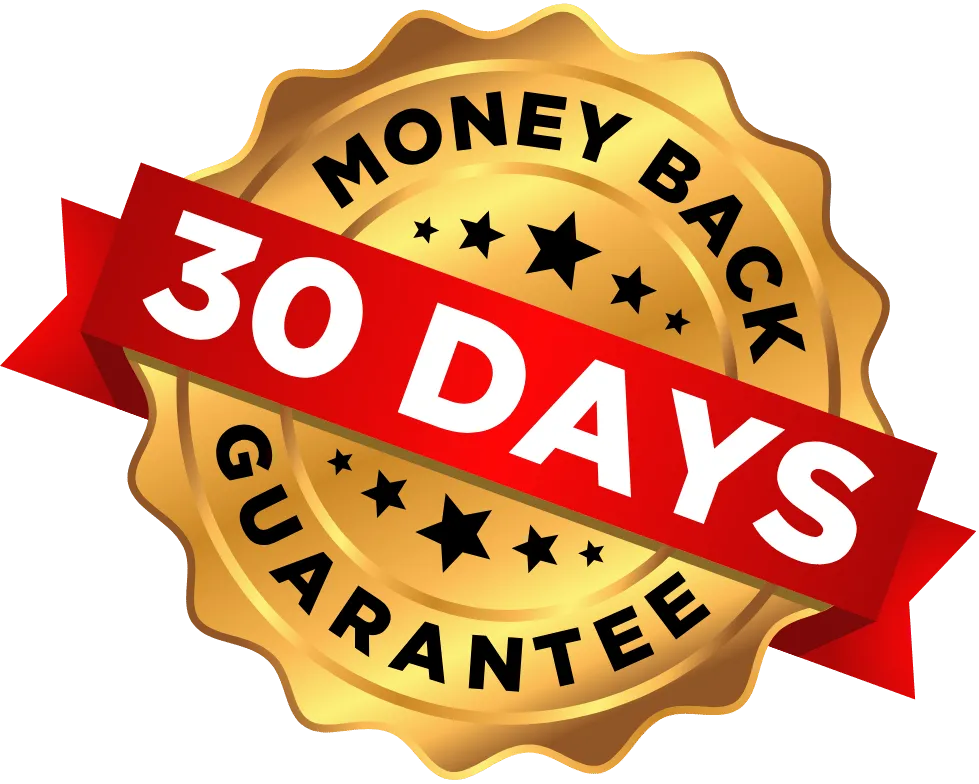 30 day money back guarantee